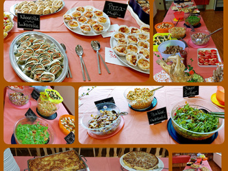 Ein reich gedeckter Tisch