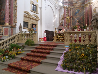 In der Wallfahrtskirche Fährbrück