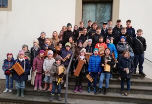 Gruppenbild der Rappelkinder in Unterpleichfeld