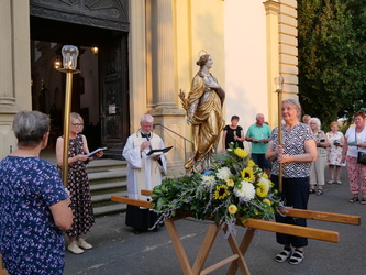 Bei der Lichterprozession