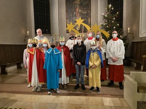 Aussendung der Sternsinger in Unterpleichfeld