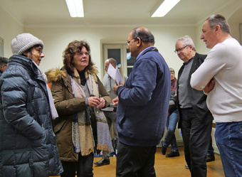 Gute Unterhaltung im Pfarrheim 